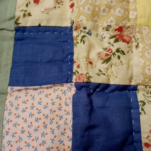 OBAC INT'L Quilted Pillow Sham Patchwork Pattern 26x24" - Picture 9 of 9